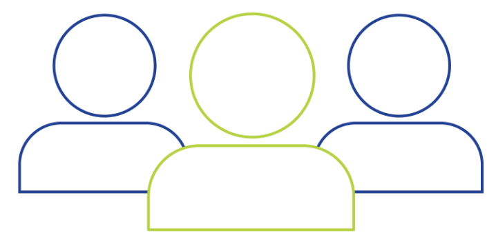 Illustration depicting a family.