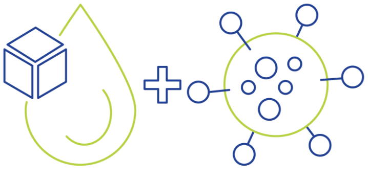 Illustration representing diabetes and a family history of cancer.