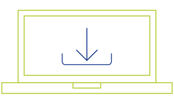 Illustration depicting downloadable resources.