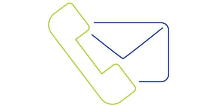 Illustration depicting contact information.