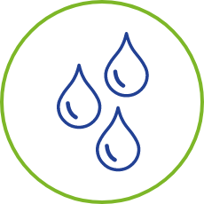 Icon of sweat droplets