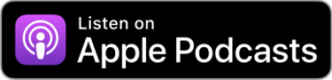 Button reading “Listen on Apple Podcasts” with Apple Podcast logo